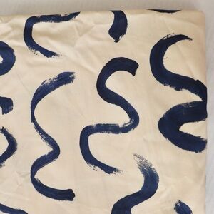 Squiggle stretch cotton sateen fabric, 2.5 yards
